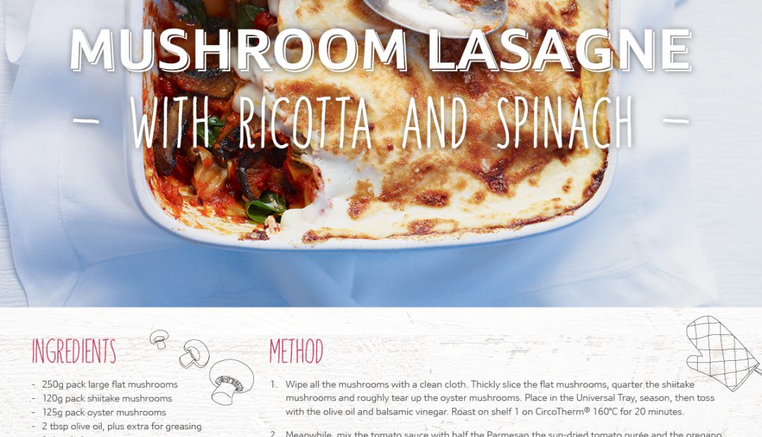 This delicious lasagne recipe is a great way to enjoy a #MeatFree day. Try, enjoy and let us know how you got on in the comments below!